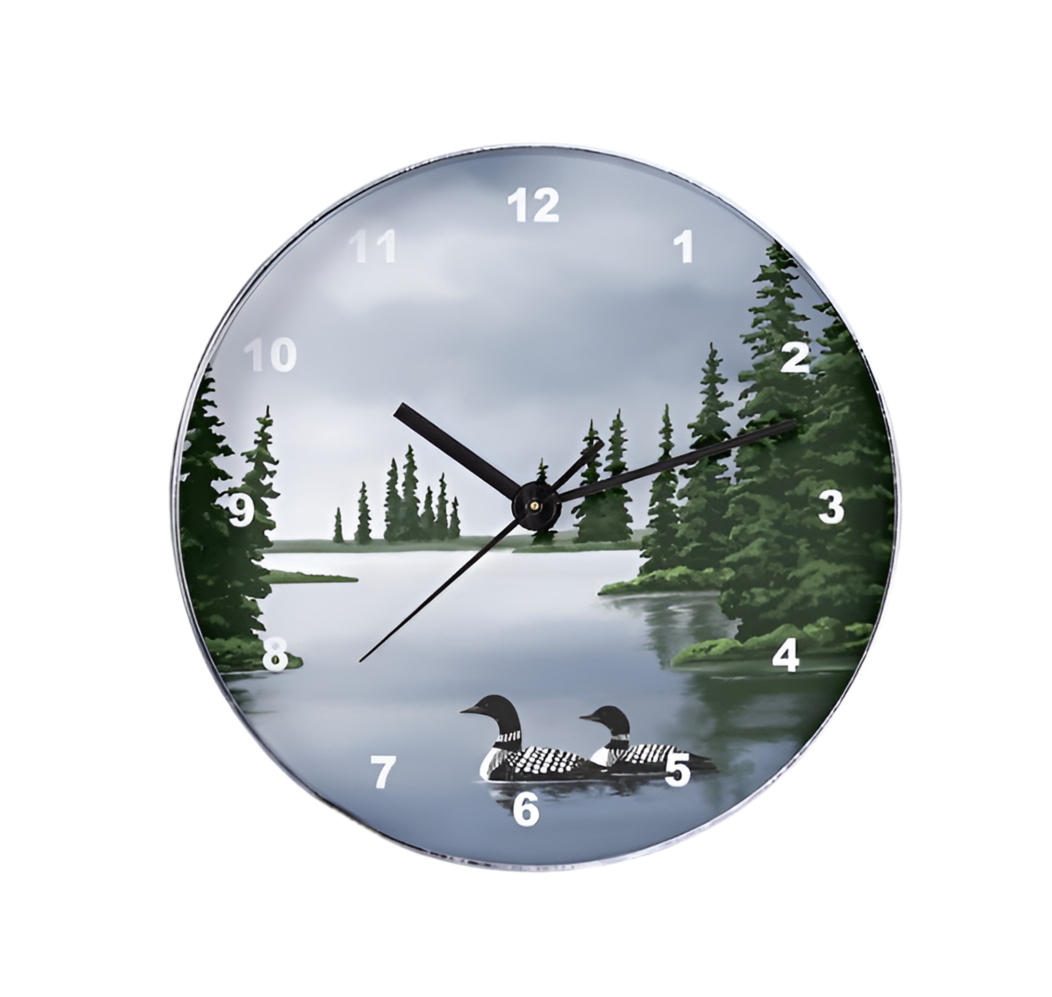 Loon Wall Hanging Clock