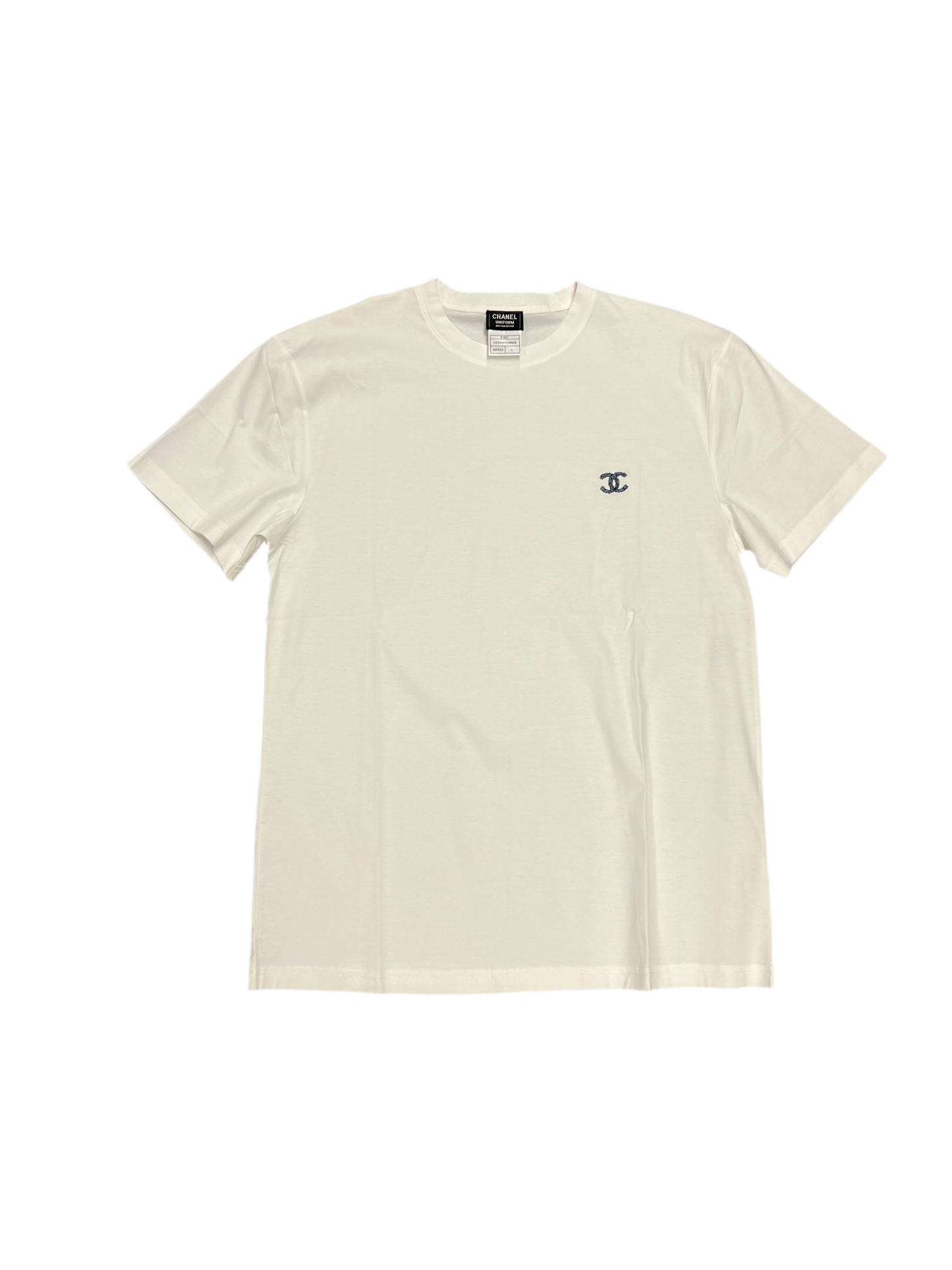 Chanel Basic Men’s White T-Shirt Size: Large