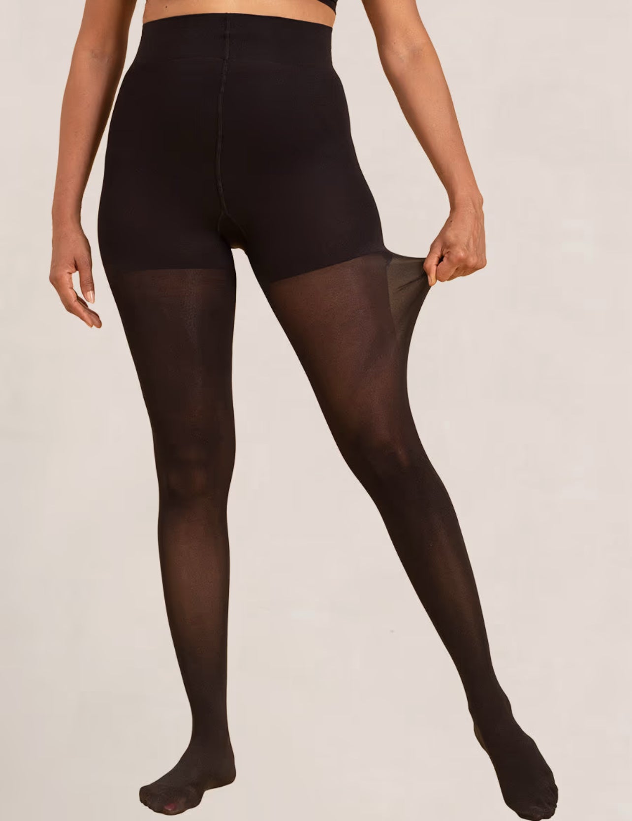 Shapermint Empetua Tear-Proof Shaping Tights Black Size Large