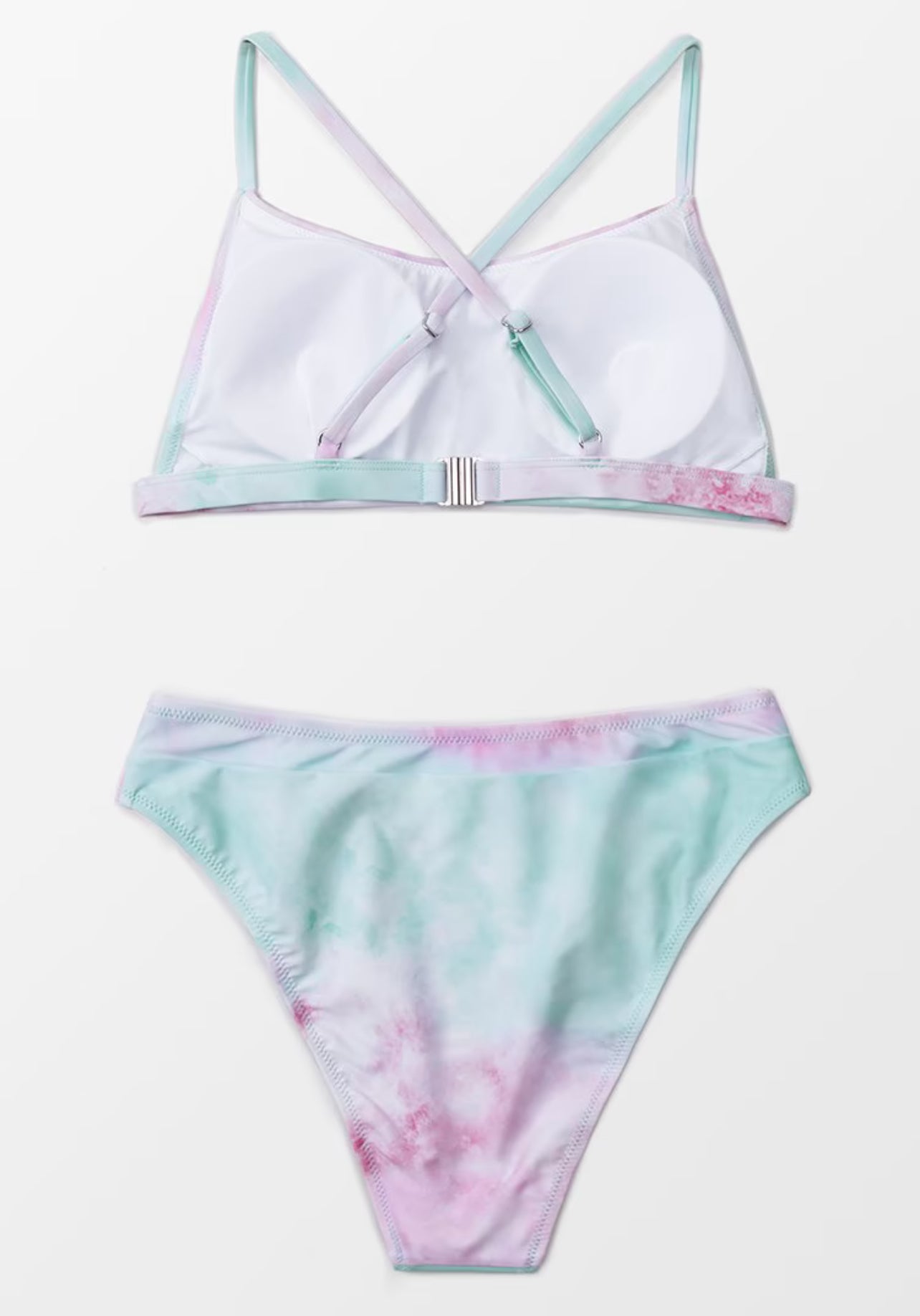 CUPSHE Tie-Dye Women’s High Waisted Bikini