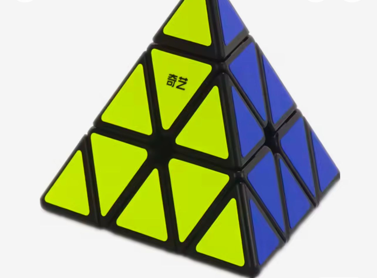 Qiyi Qiming A 3x3x3 Pyramid Magic Cube Professional Speed Cubes Puzzles