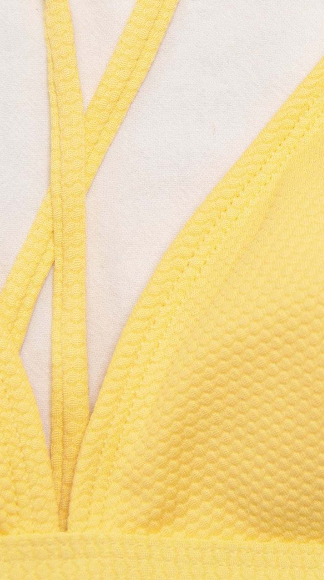 CUPSHE Seaside Holiday Banded Bralette and Hipster Bikini Set