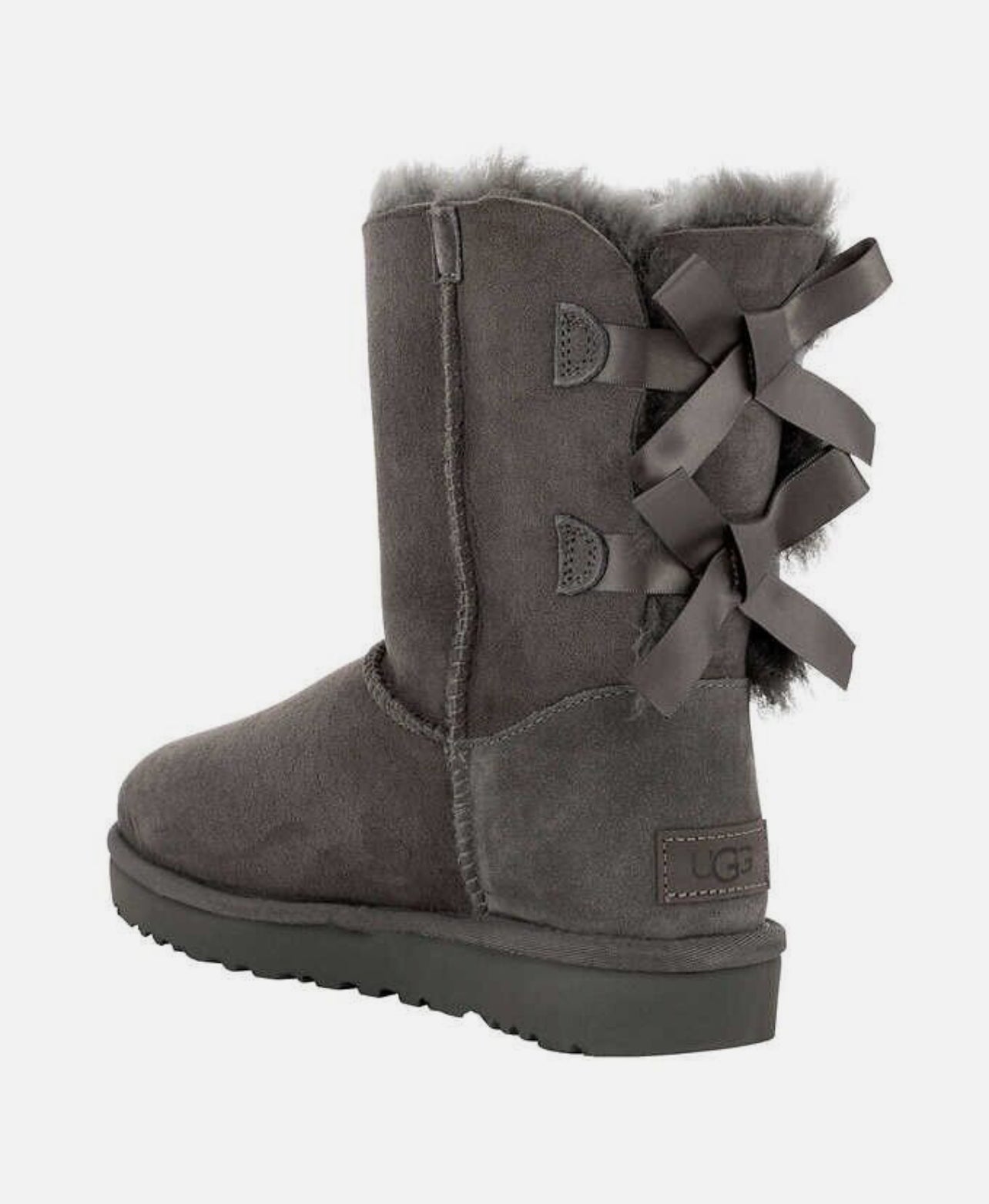 UGG womens BAILEY BOW II Fashion Boot BROWN / GREY AVAILABLE SIZE: 11