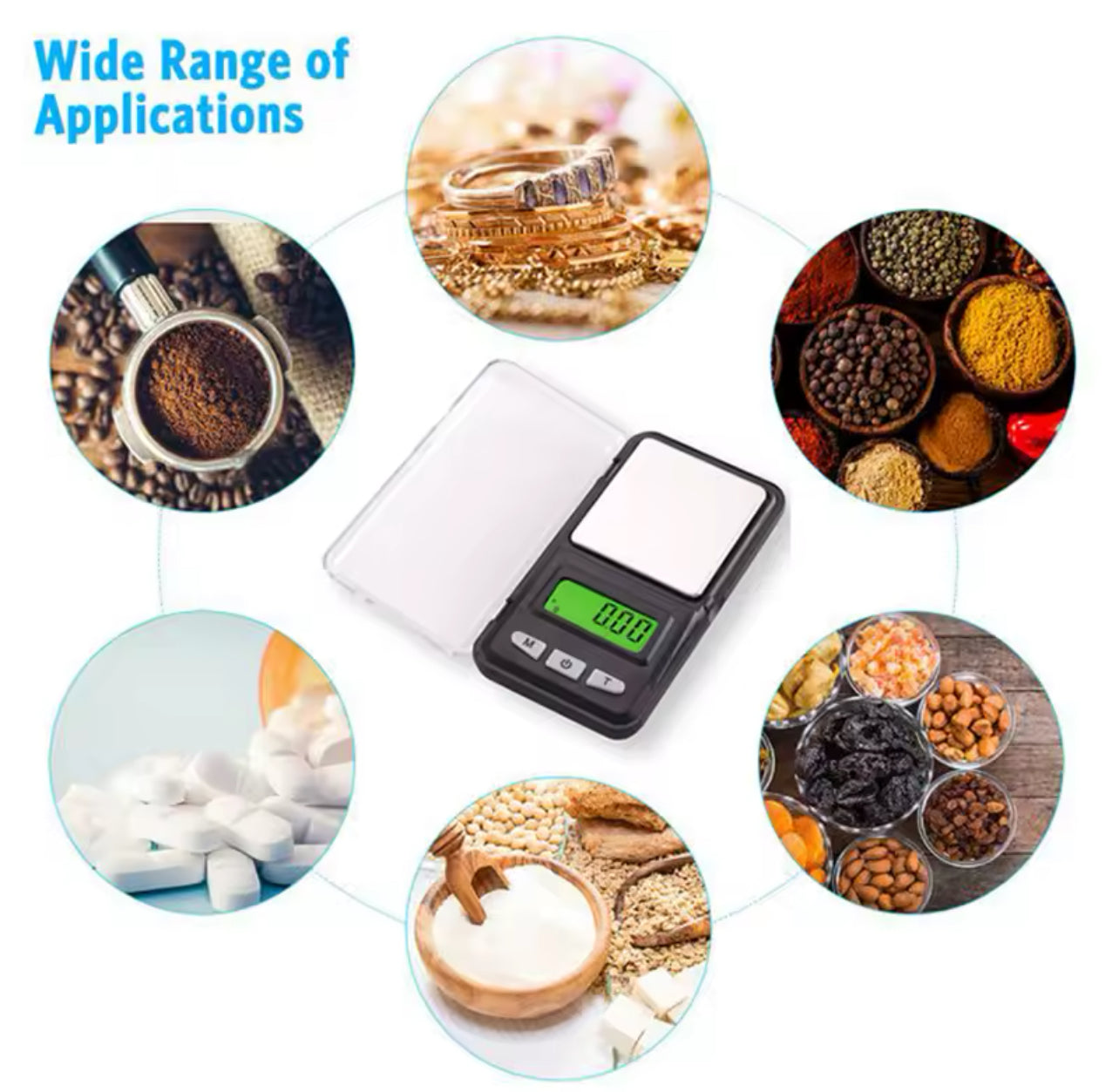 Digital Pocket Mini Scale Precision 0.01g LCD Jewelry Gold Diamond Accessories Gram Balance Weight Scale 500g/0.01
