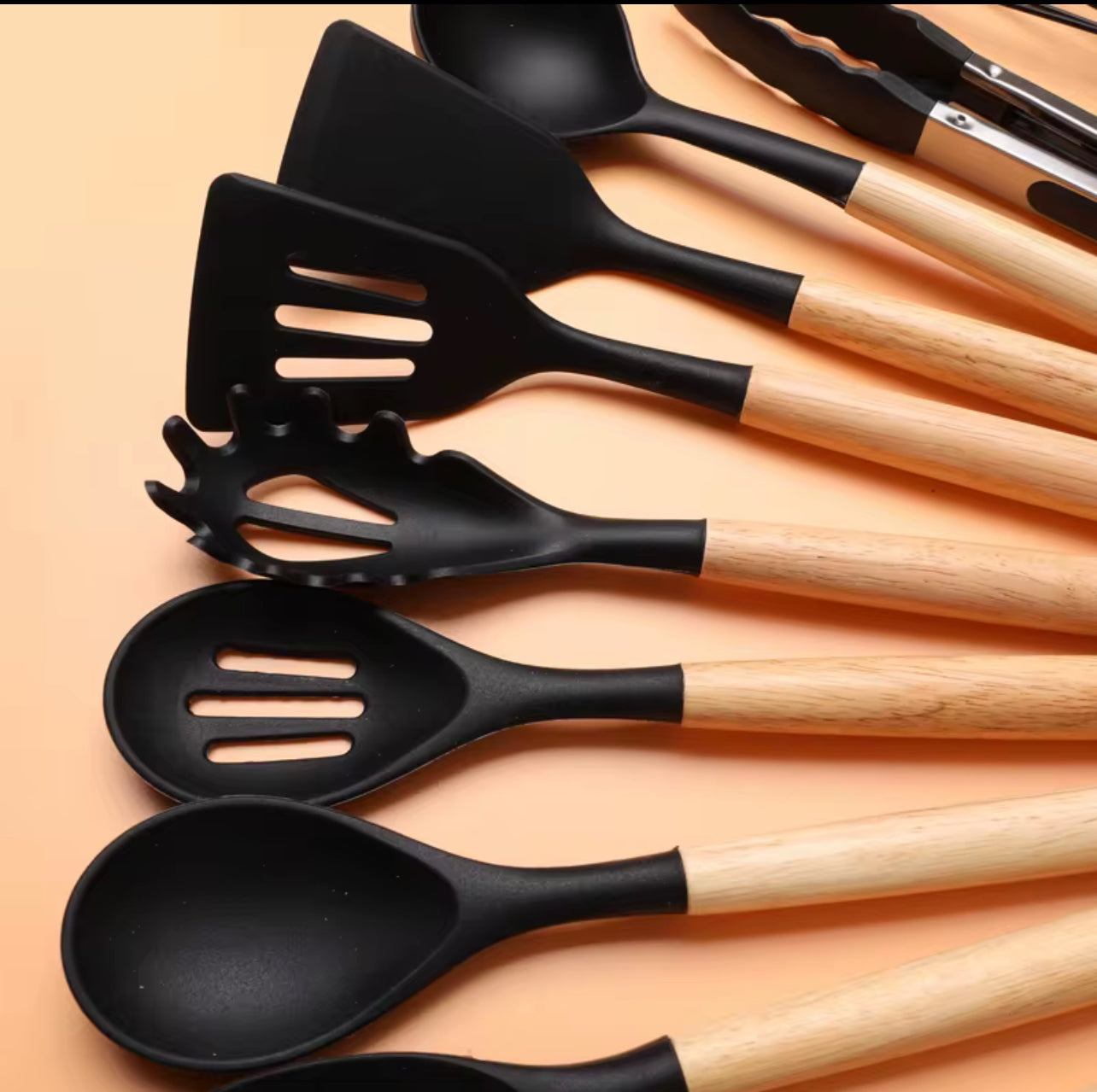 Kitchen Tools 12pcs/Set Non-Stick Silicone Kitchen Utensils Spatula Spoon Cooking Tools Cookware Kitchenware Heat Resistant