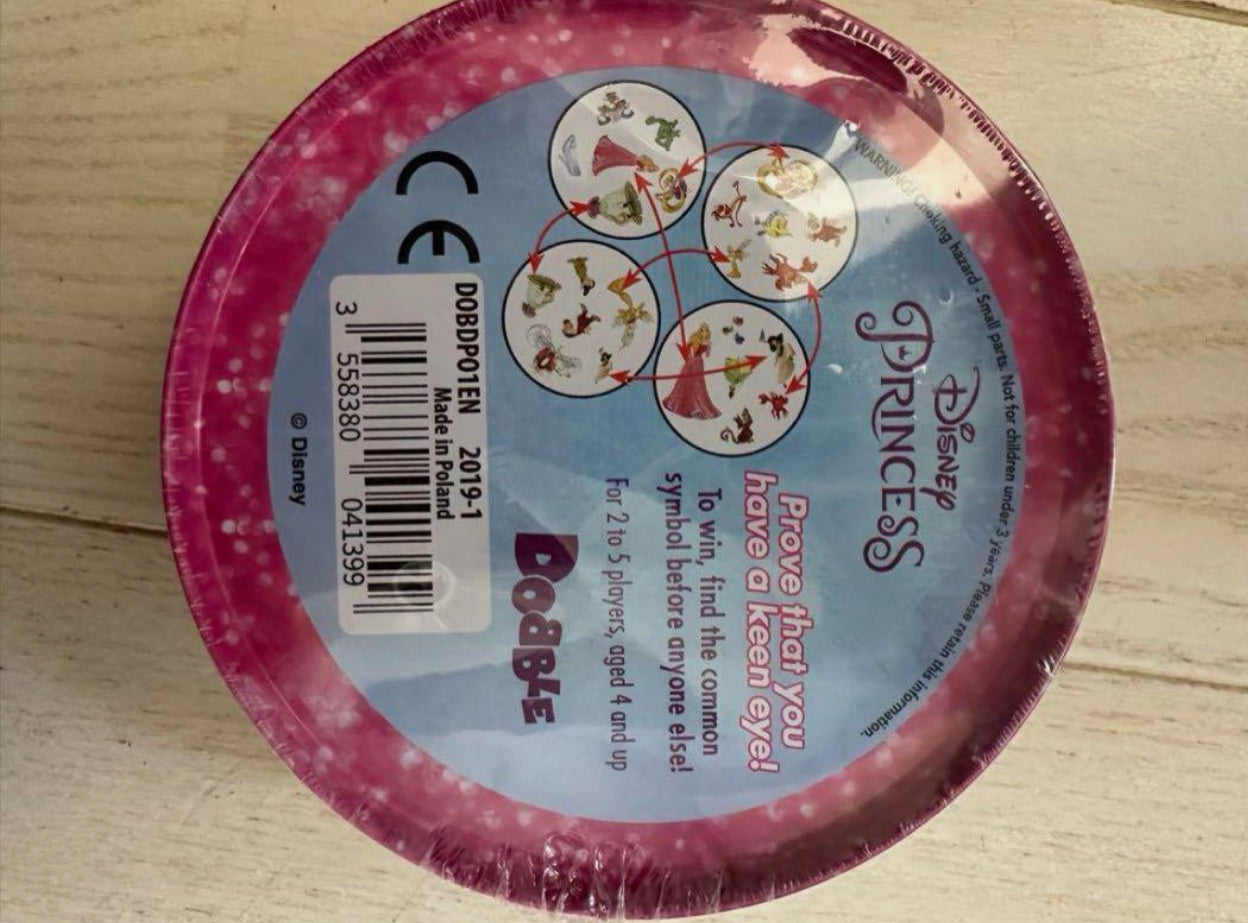 Dobble 123 Card Game Gruffalo Princess ABC English Go Camping Animals Sports Gift Christmas Party Family Playing Tin Box123