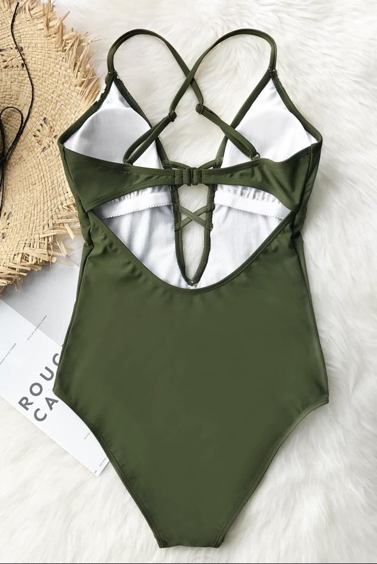 CUPSHE Ladies Vintage Lace One-piece Swimsuit