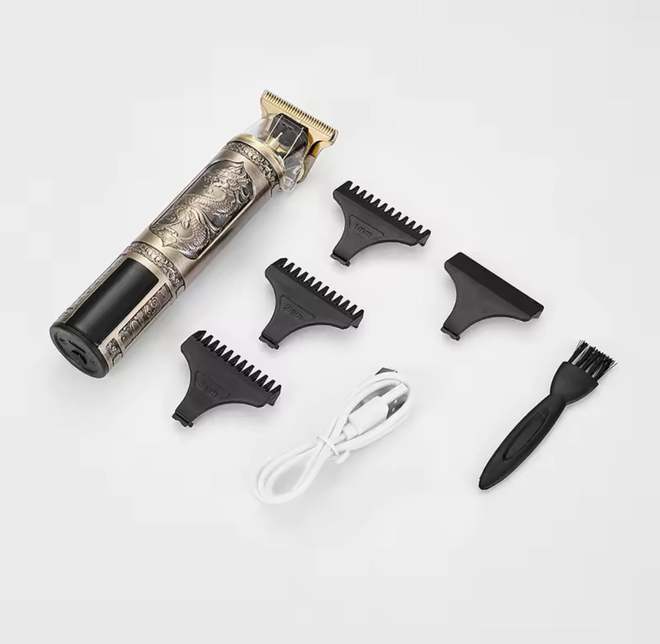 T9 Hair Clipper Electric Clipper Hairdressing USB Electric Three-speed Speed Adjustment Large-screen Power Display Metal Shaver