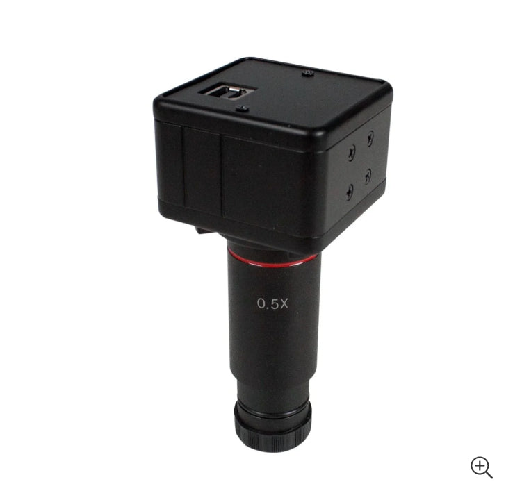 5.0MP Digital Microscope Camera, USB Electronic Microscope Eyepiece Camera with Software and Camera Adapter, Supports for WIN10/7/8 System