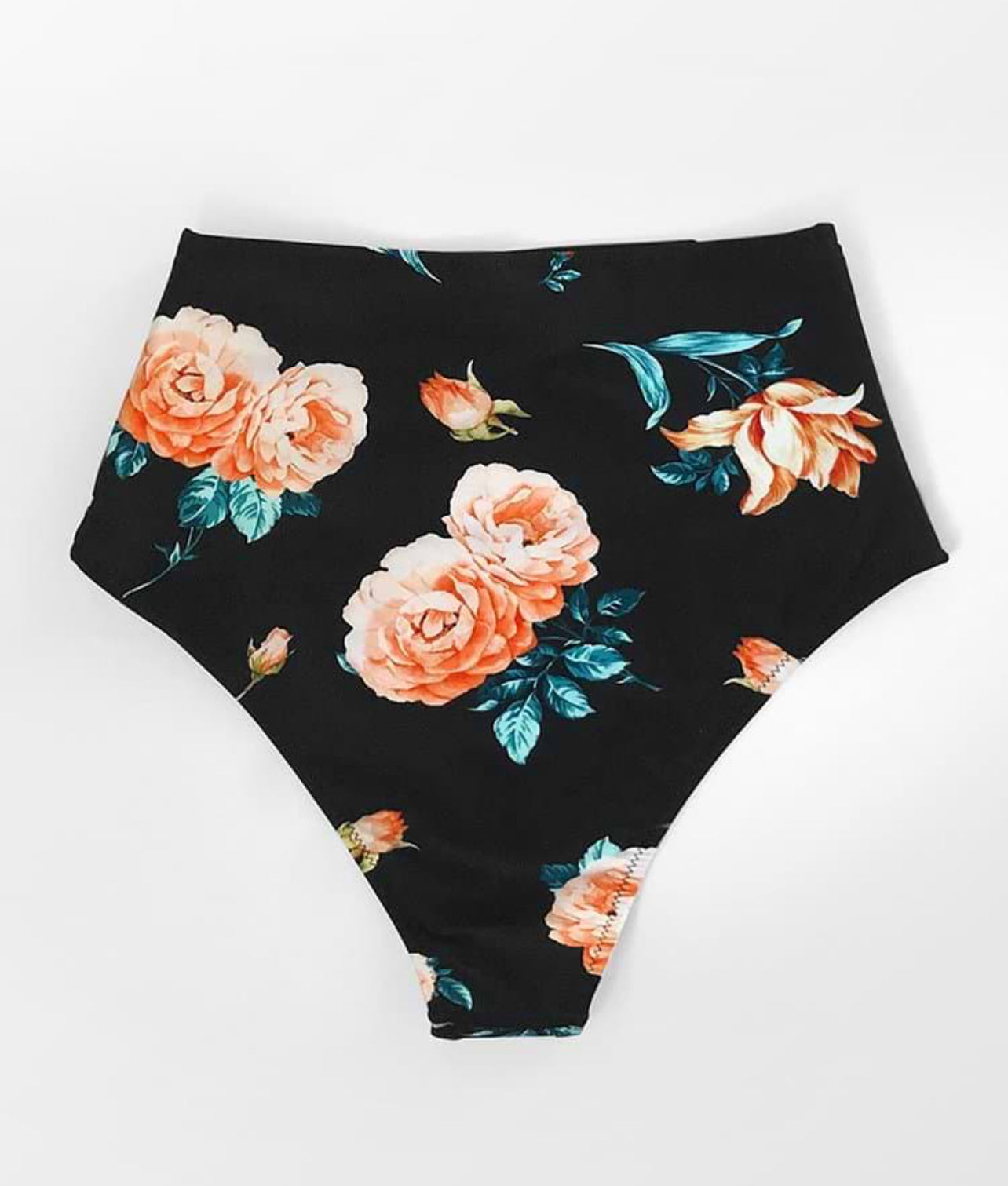 CUPSHE Blossom high-waisted bikini bottoms