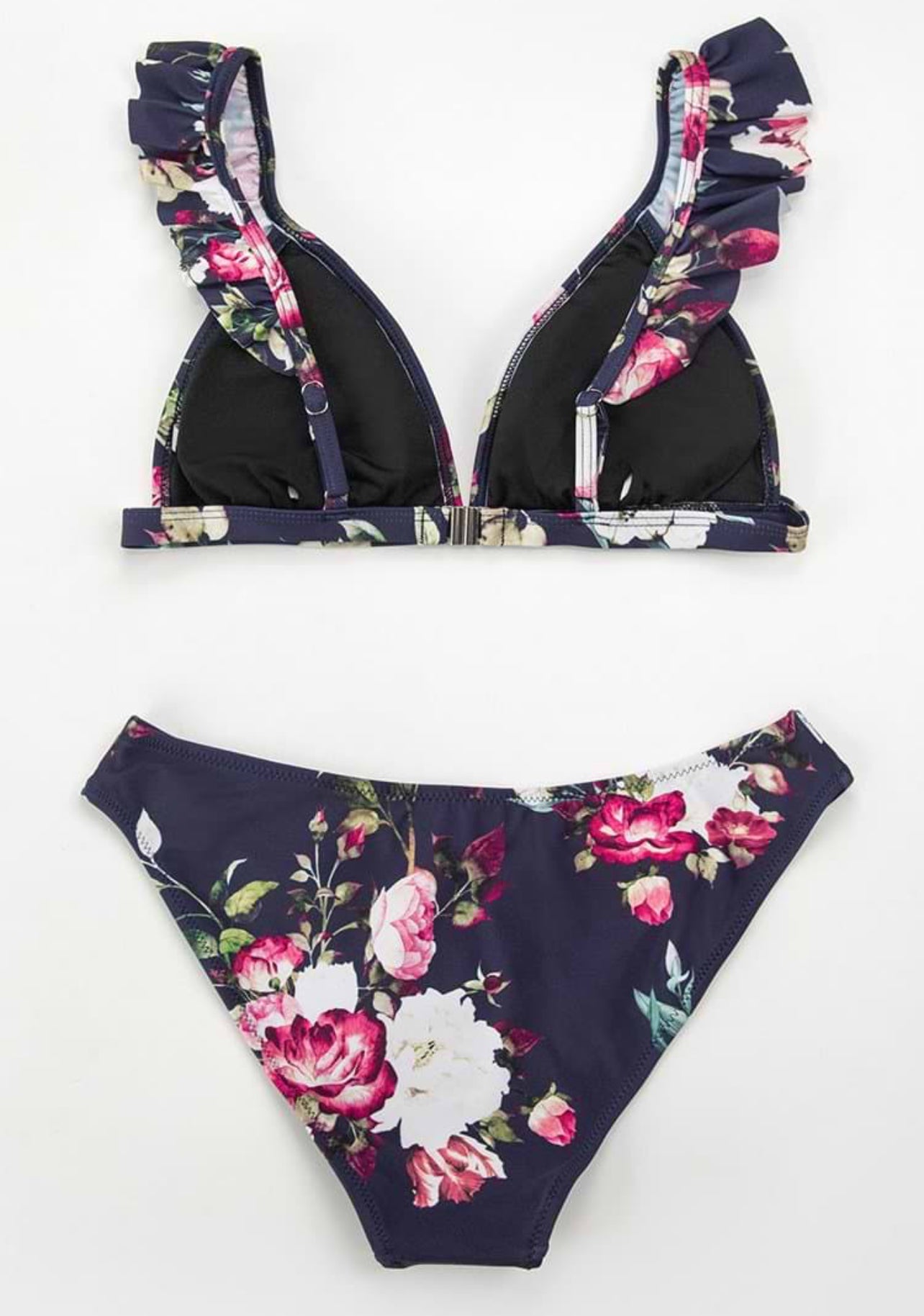 CUPSHE Women’s Ruffle Floral Bikini