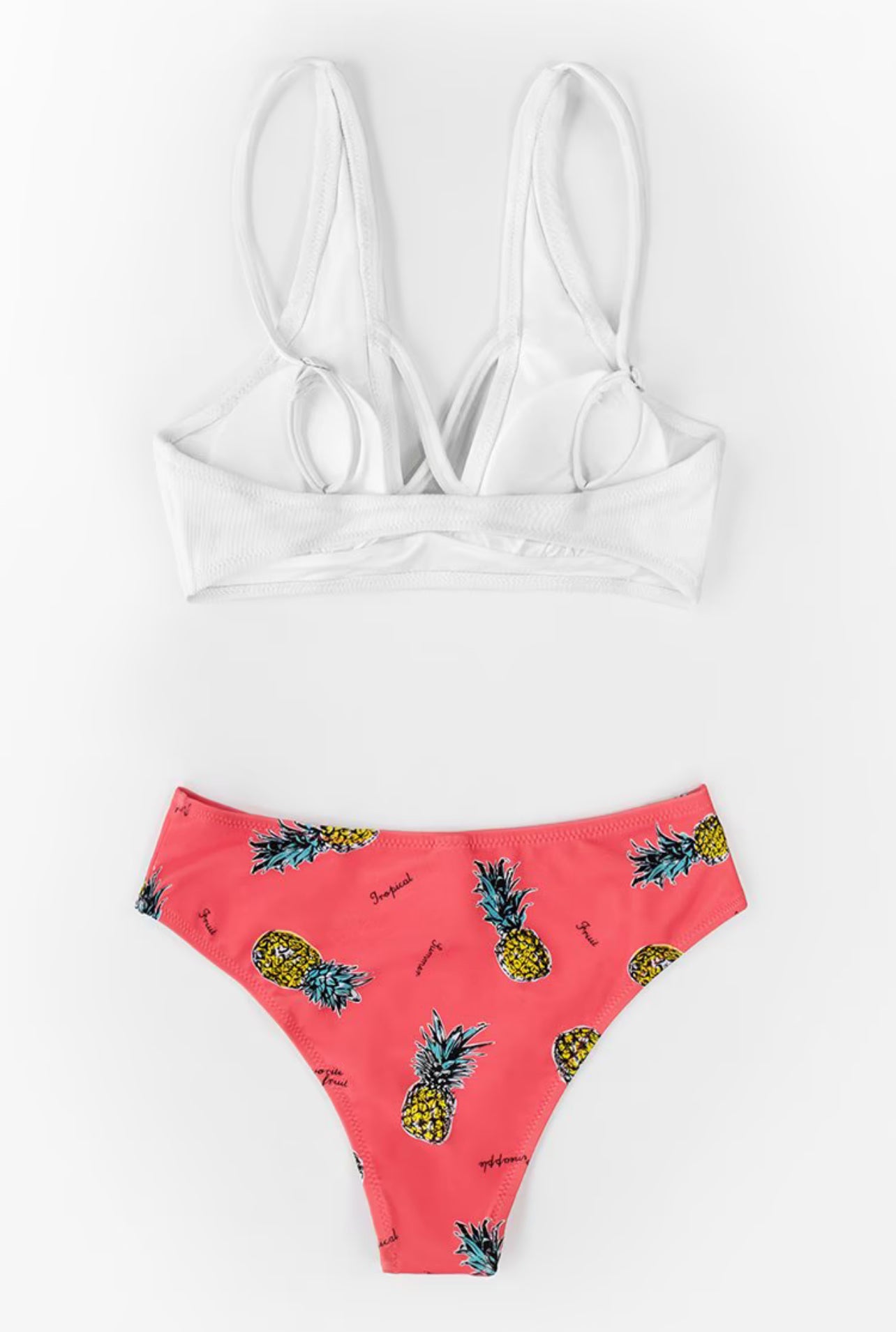 CUPSHE Women’s Strappy V-Neck Bikin