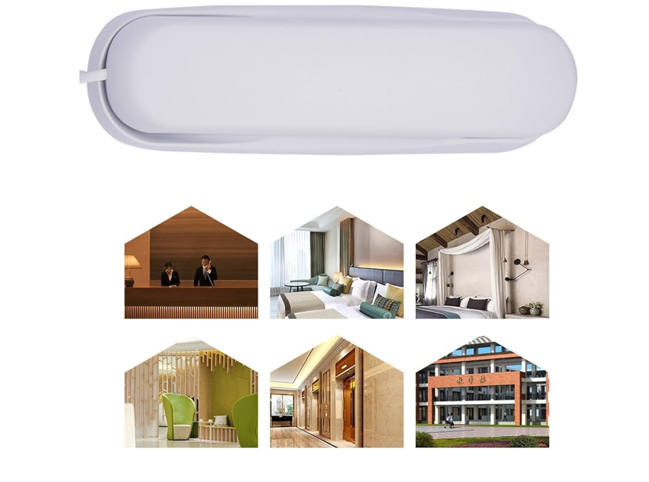 TC990 Wall-Mounted Caller Home Telephone Wall Phone Fixed Landline Wall Hanging- Telephones for Home and Office Use, White