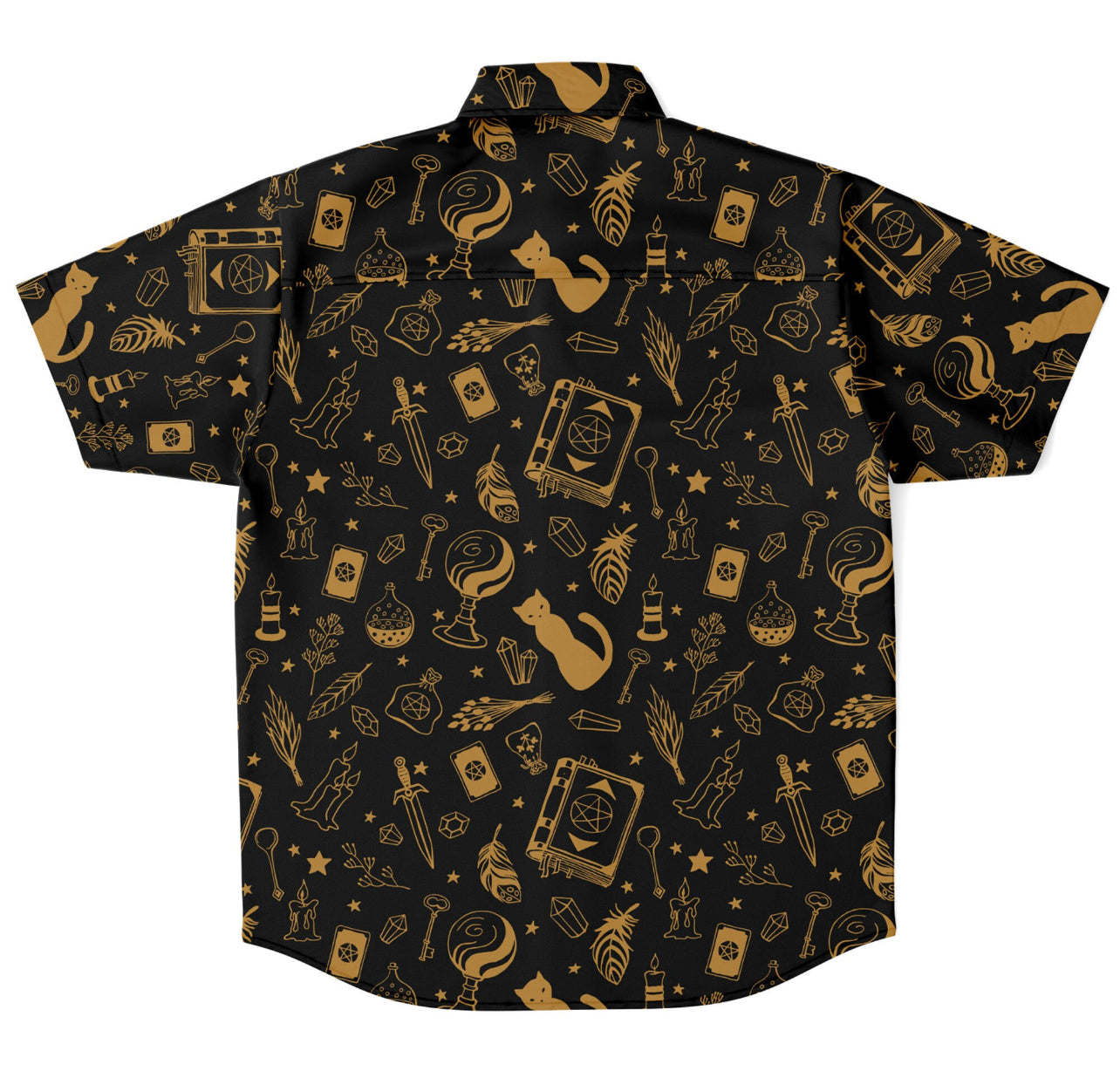 My Magic things Button Down Style Shirt, Goth Shirt, celestial Clothing, Dark art witch Party unisex shirt