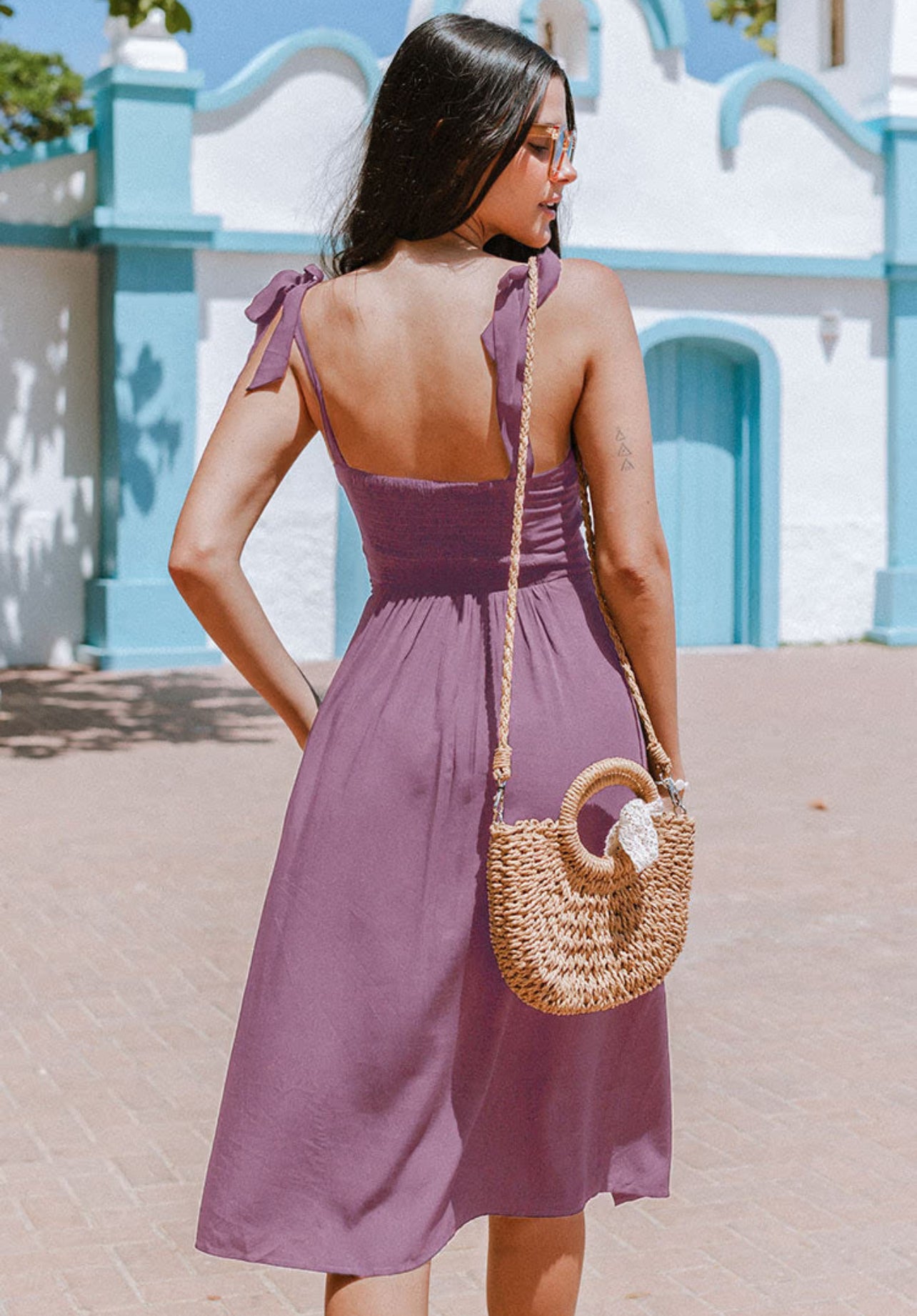 CUPSHE Women’s Knotted midi dress