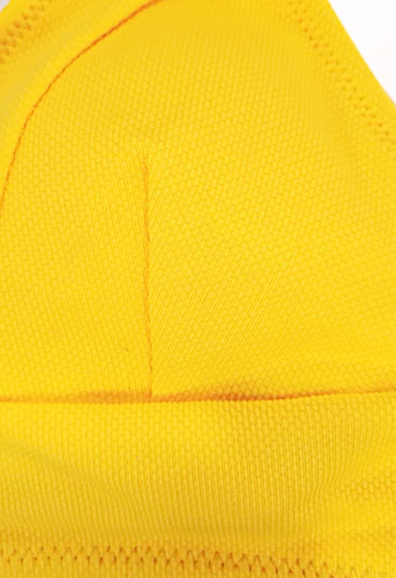 CUPSHE Yellow and Blue Leaves Print Bikini