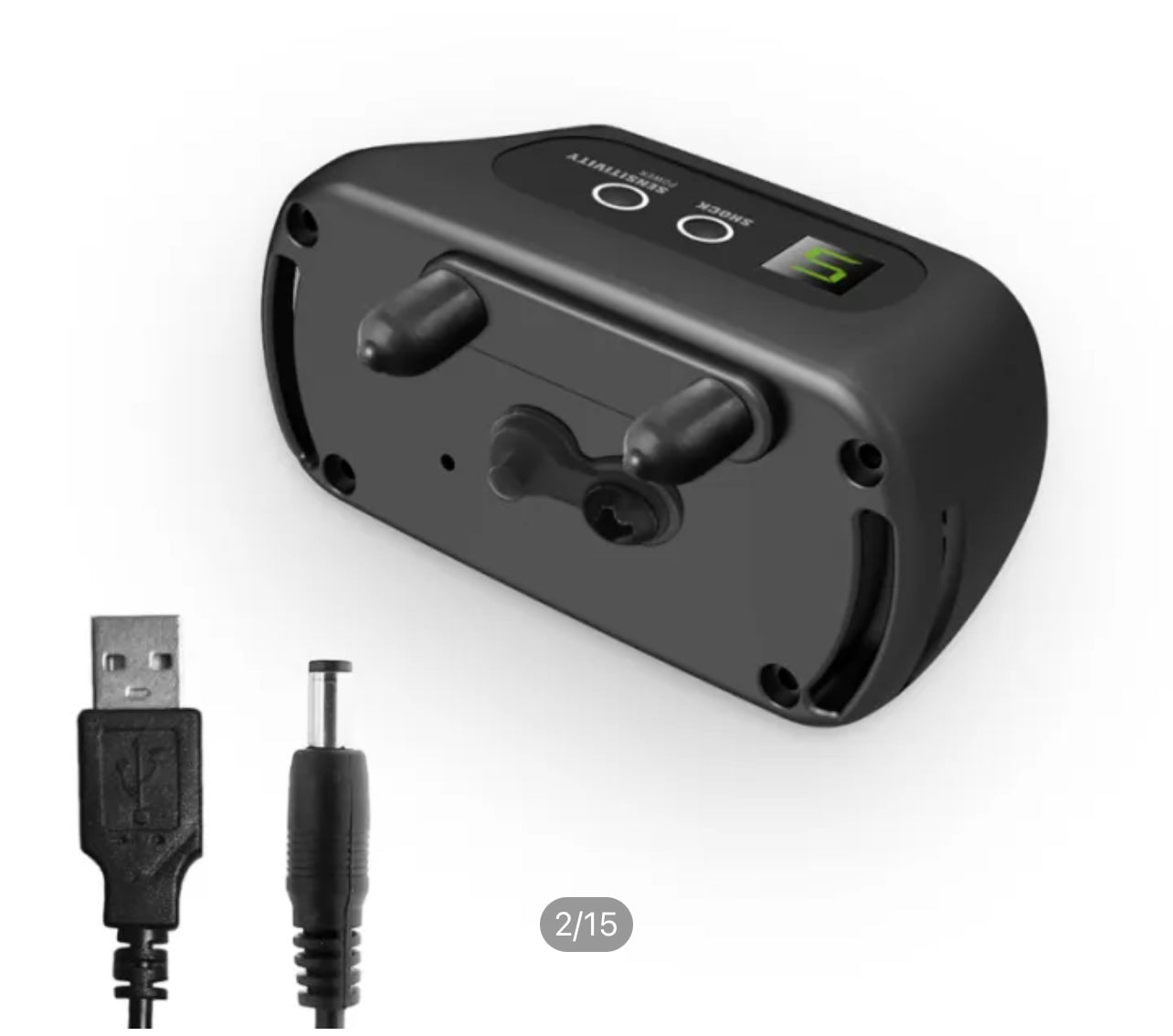 Dog Bark Collar, Rechargeable Smart Collar With 5 Adjustable Sensitivity For Large Medium Small Dogs, PB20 Anti Barking Training Collar With Sound