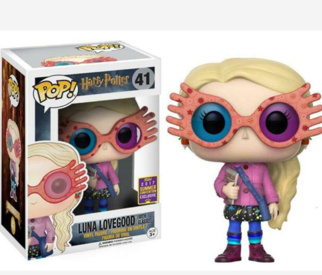 Funko Pop! Movies: Harry Potter: Luna Lovegood (Glasses) (2017 SDCC Shared Exclusive)