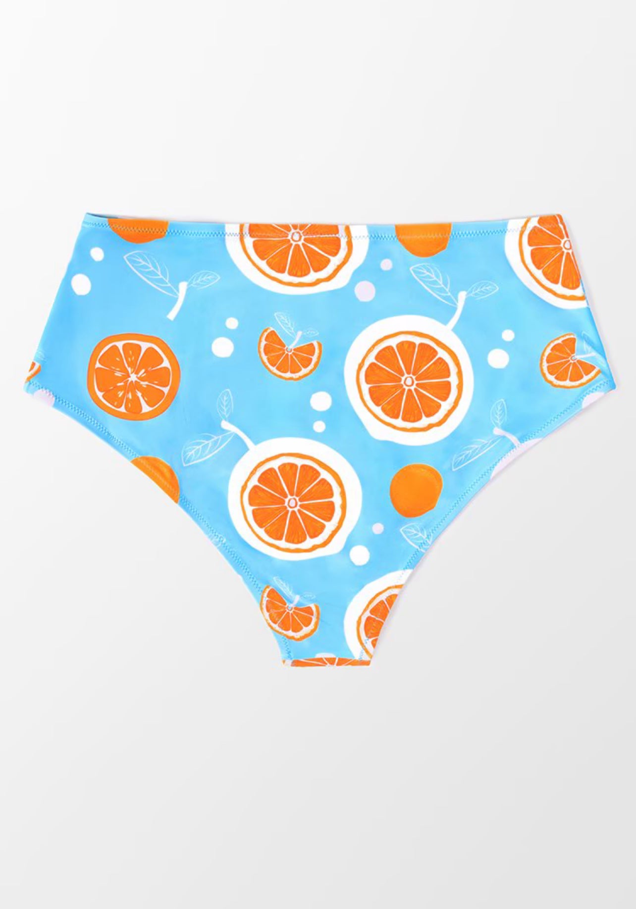 CUPSHE Karlee Fruit Print High Waisted Plus Size Bikini Bottom