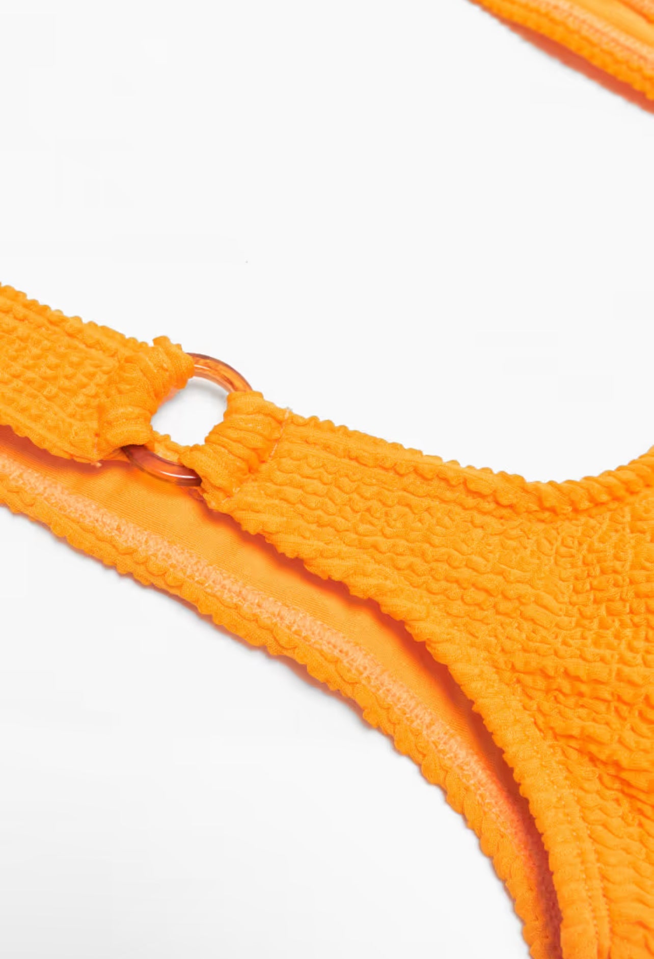 CUPSHE Women’s Chaya Orange Scoop O-Ring One Piece Swimsuit