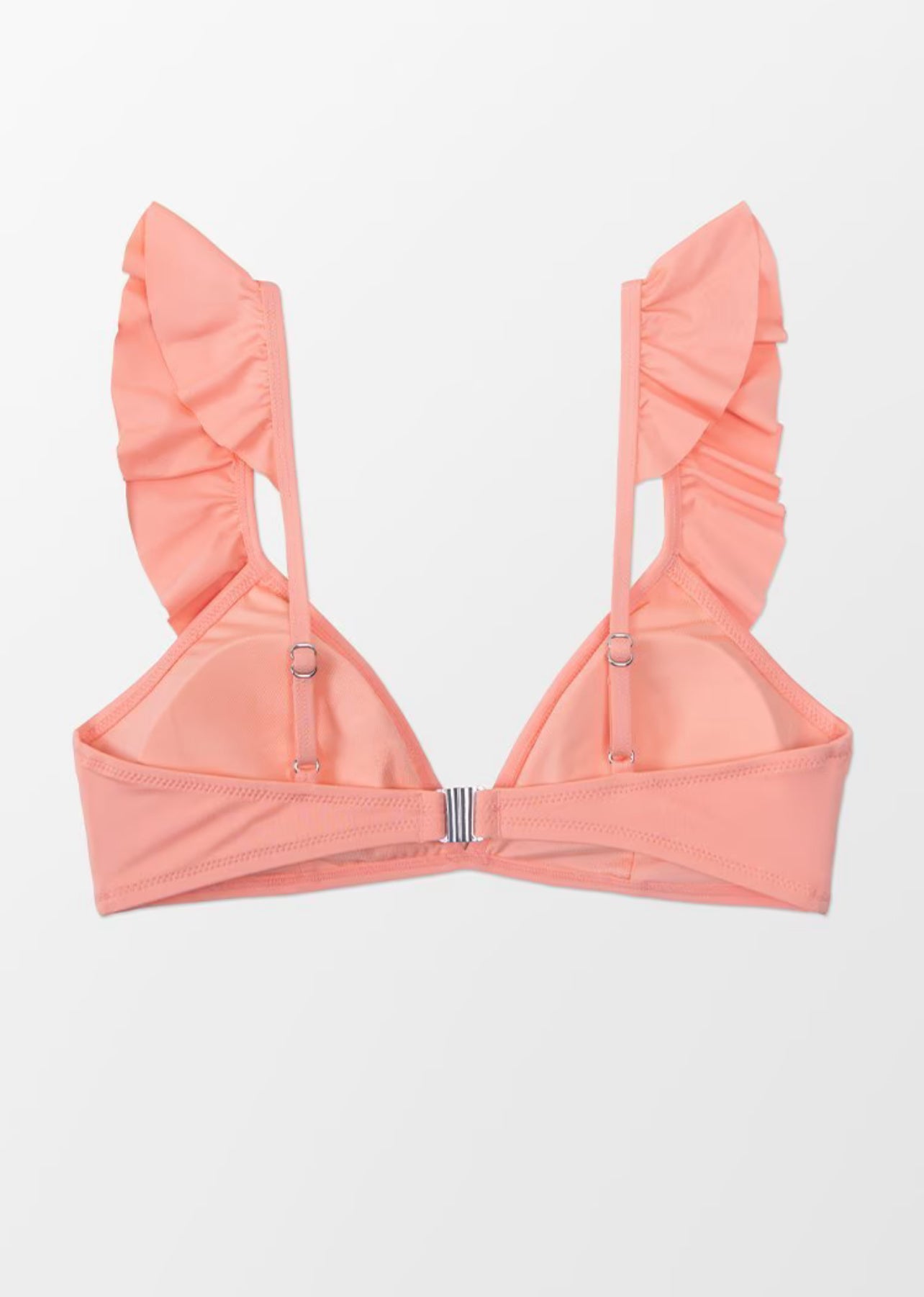 CUPSHE Aubree Ruffle V-neck Back Hook Women’s Bikini Top