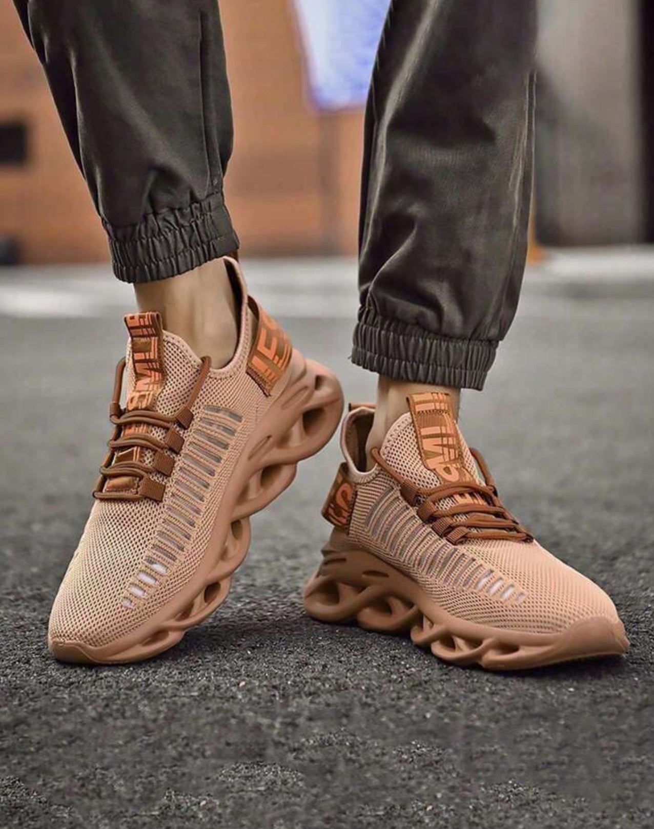 Fashionable Casual Breathable Mesh Shoes With Asymmetrical Strap Pattern, Hollow Midsole, Outdoor Cloud-Like Minimalist Sports Running Shoes Size: 12