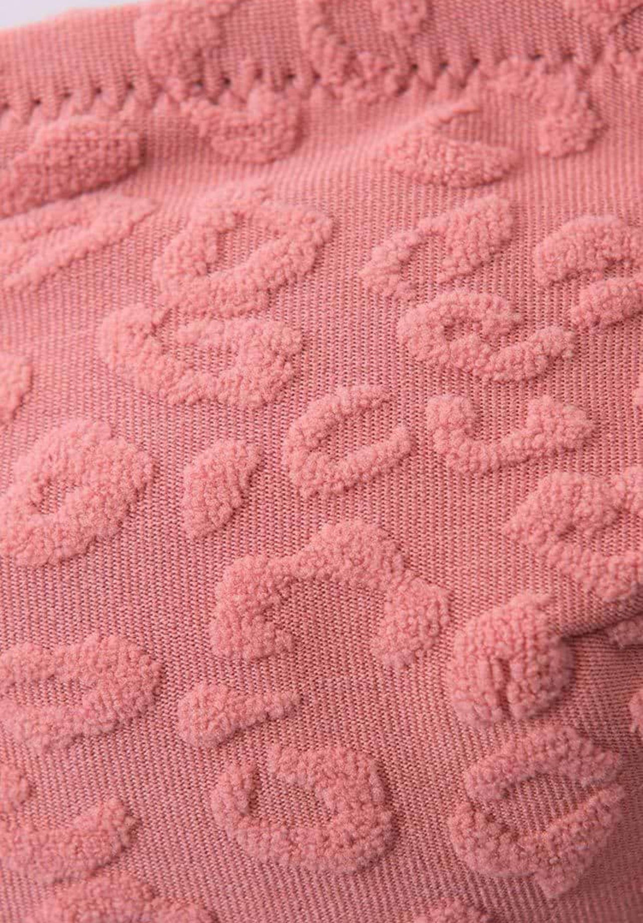 CUPSHE jacquard bikini with drawstring