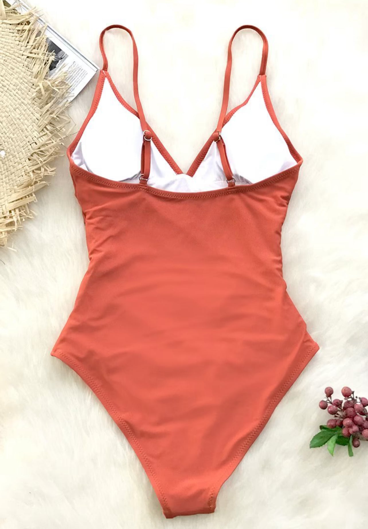 CUPSHE Bright Day Shirring Tummy Control One Piece Swimsuit