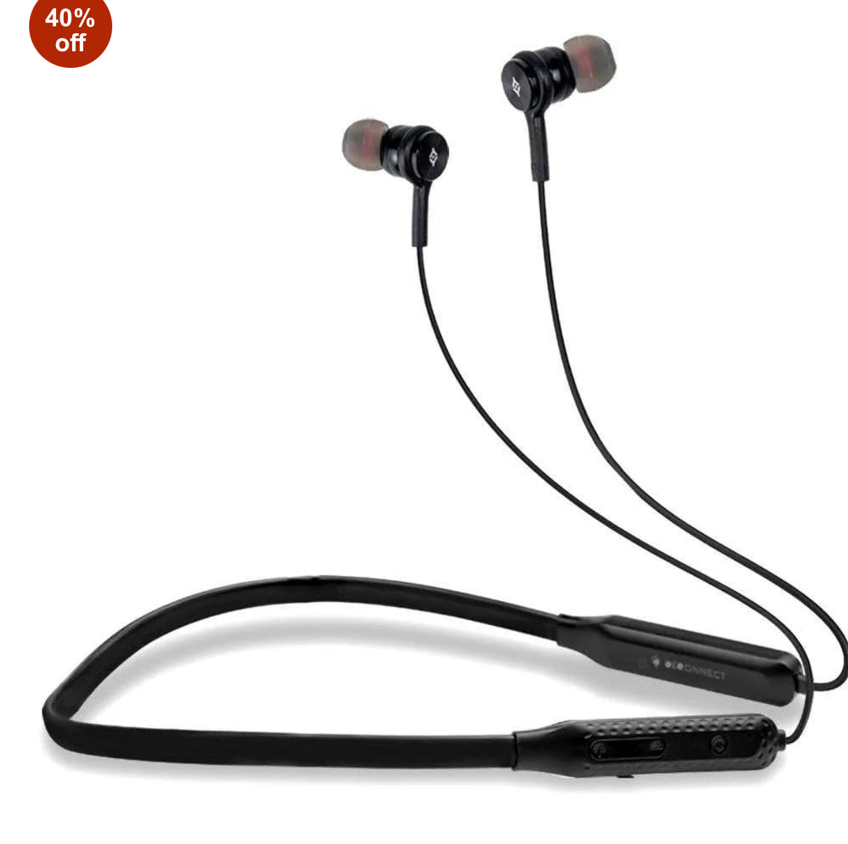 Neckband Earphones Water Resistance IPX4, 16Hrs Battery, Bluetooth