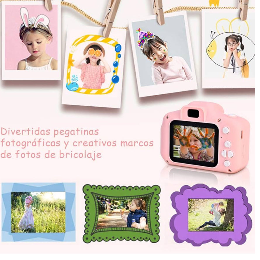 Photo Camera for Kids Toy, Digital Video Camera Micro SD Memory Card Not included Birthday Gifts 3-12 Years Old