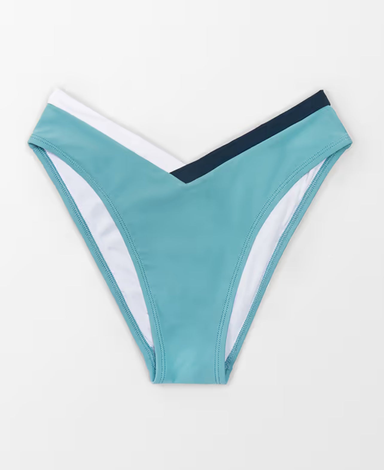 Women’s CUPSHE Mid-waist bikini bottoms in contrasting color