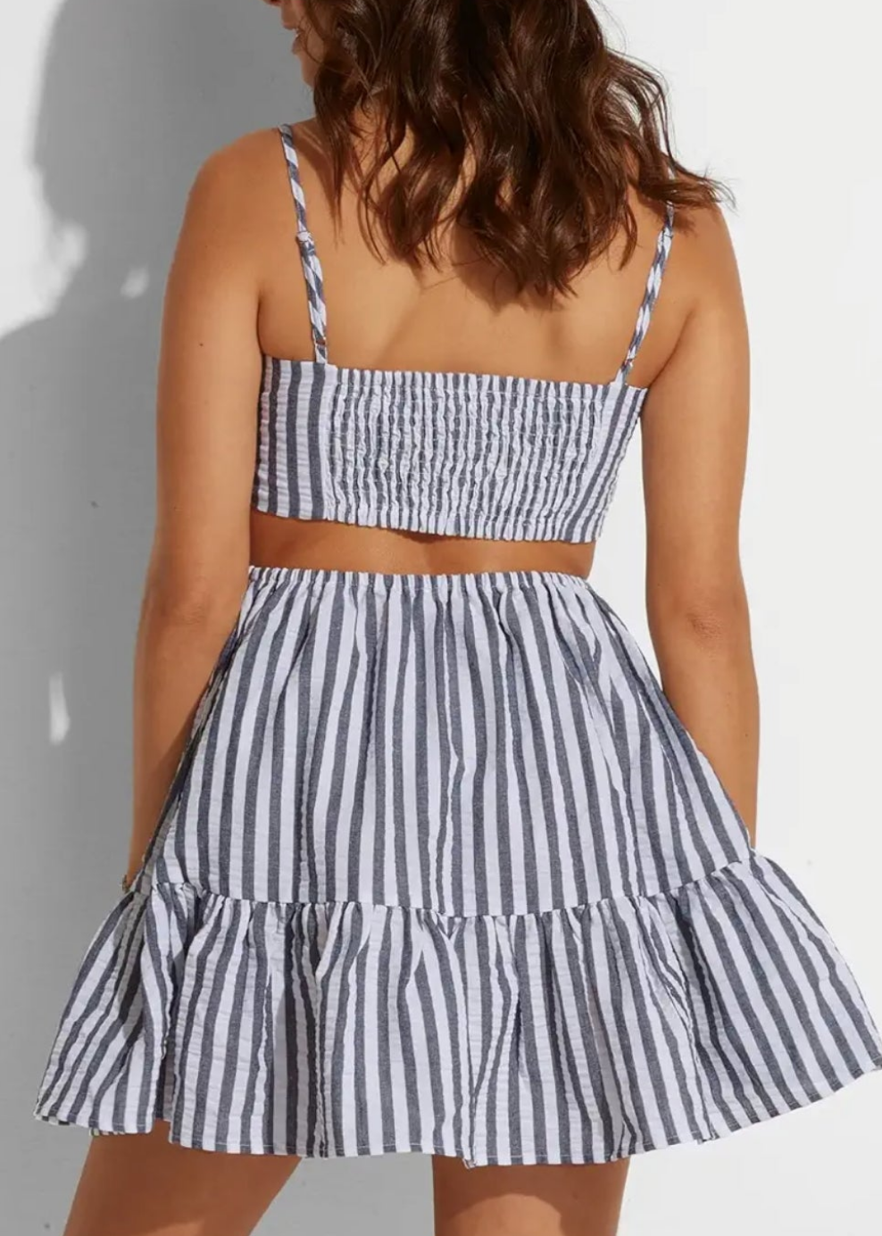 Cupshe stripe cutout summer vacation dress