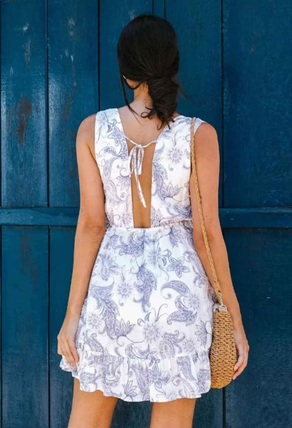 Cupshe white beach summer vacation dress
