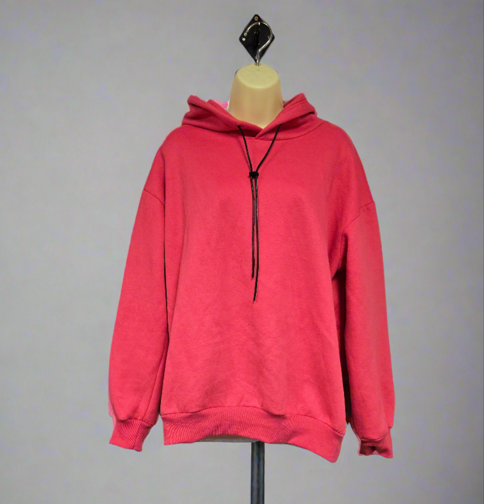 Womens pink hoodie sweater