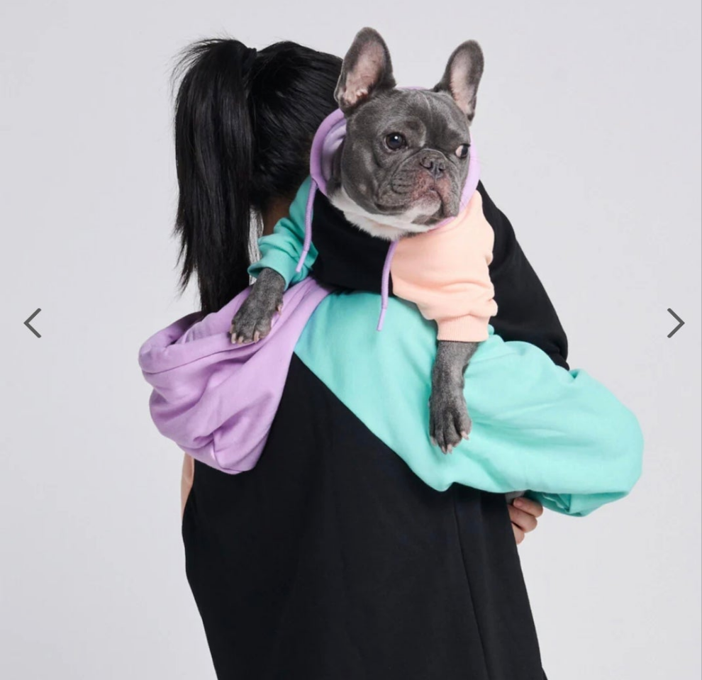 SPARKPAWS cyberpunk human hoodie - Matching dog and adult sweaters