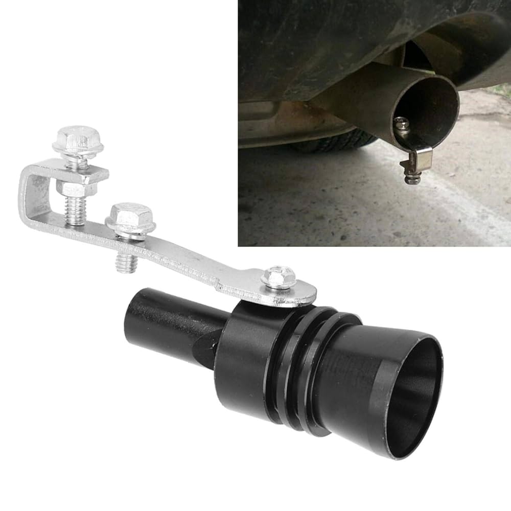 Turbo Sound Whistle,Turbo Sound Muffler, Aluminium Alloy Turbo Sound Tail Throat Exhaust Pipe Whistle Tail Throat Whistle Muffler Pipe Whistle Car Modified Part