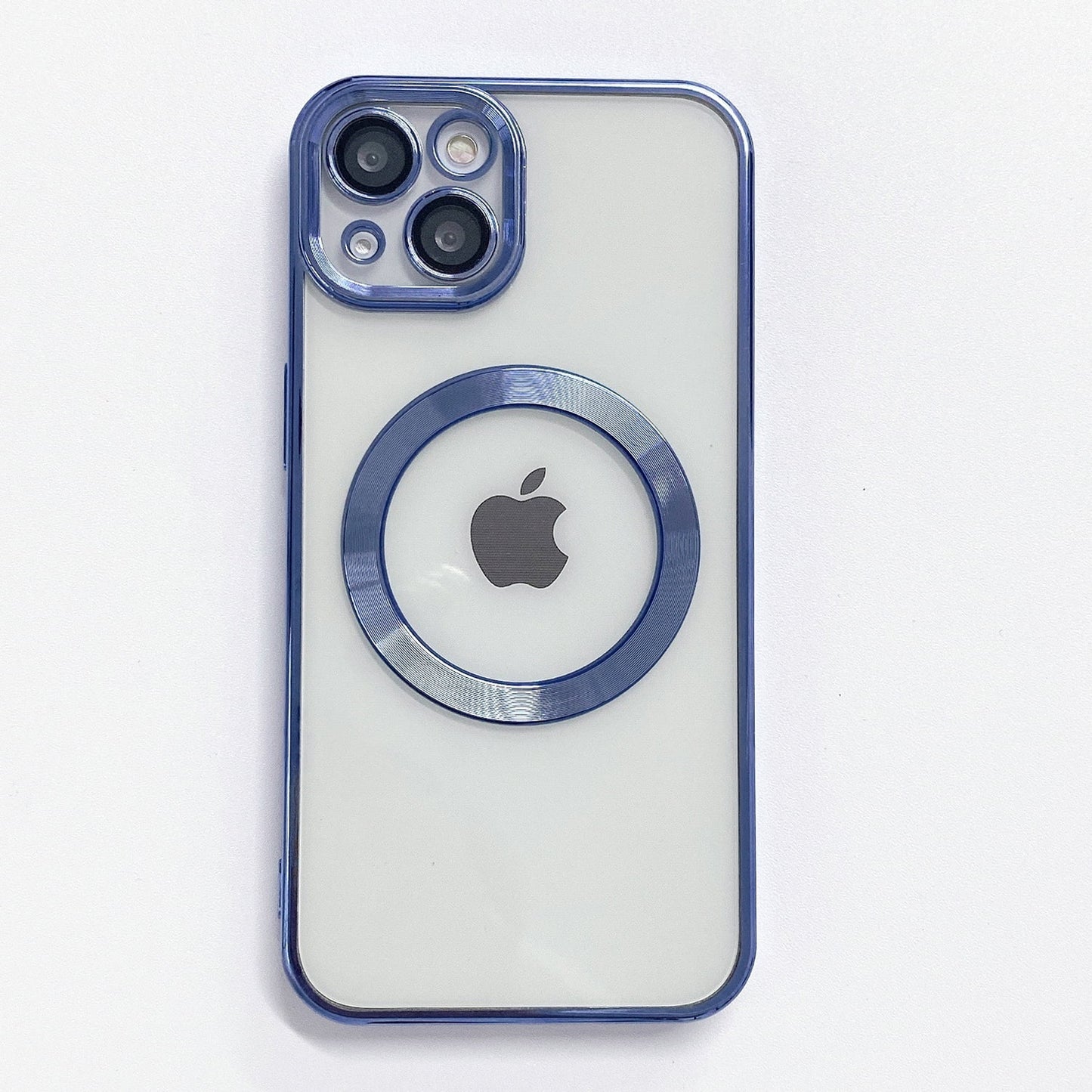 Magnetic Clear Plating Magsafe Case Compatible with iPhone 13