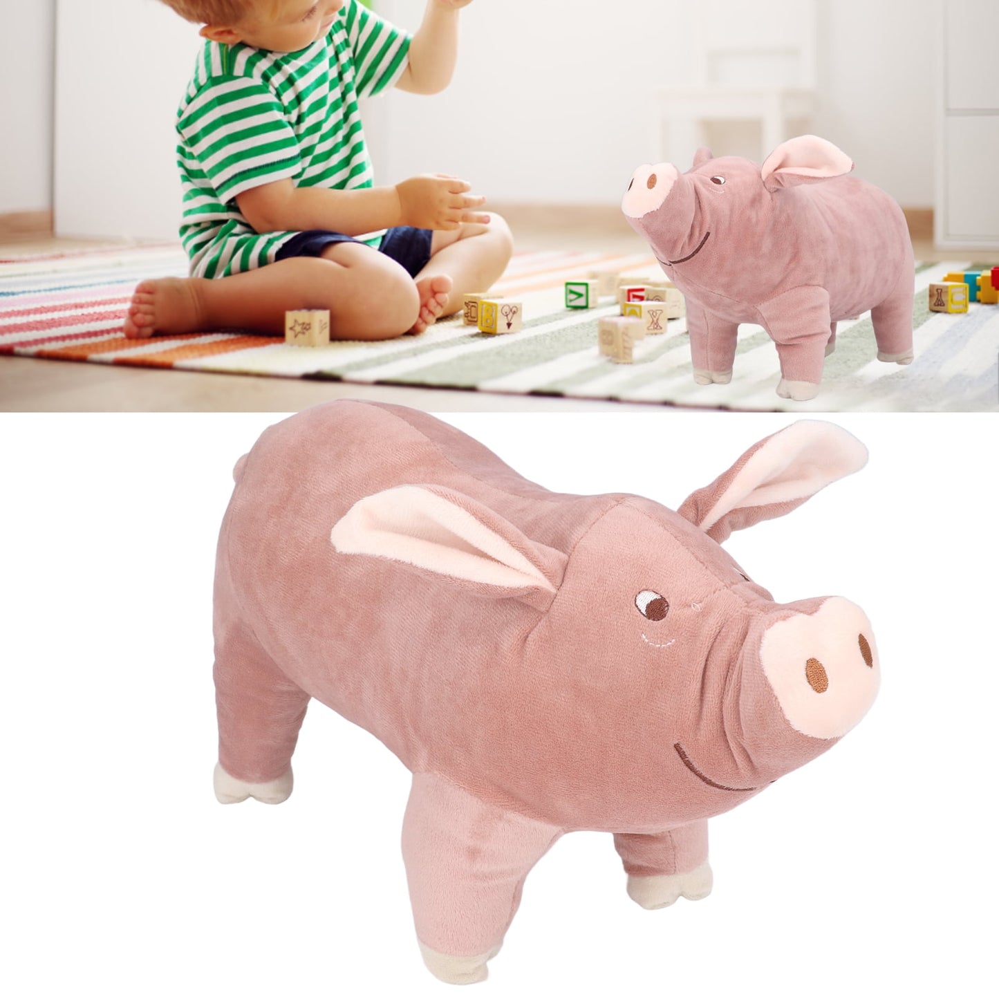 Plush Toy, Soft Comfortable Cute Plush Pig