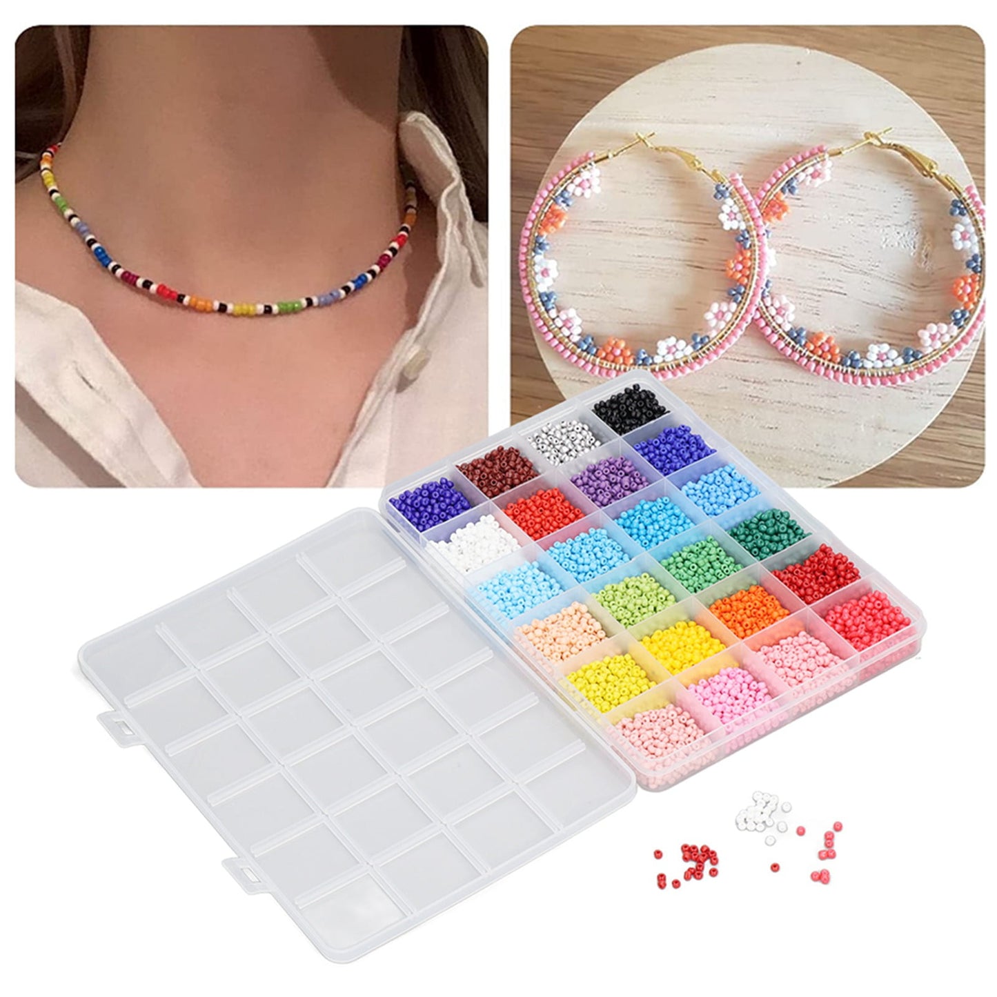 Craft Beads, Premium Glass Bracelet Beads For Bracelet