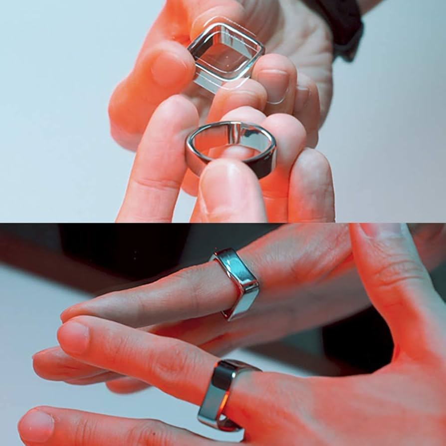 Ambi Ring Magic Tricks Circle Square Magic Magician Accessories Close-up Street Optical Illusion Gimmick Props