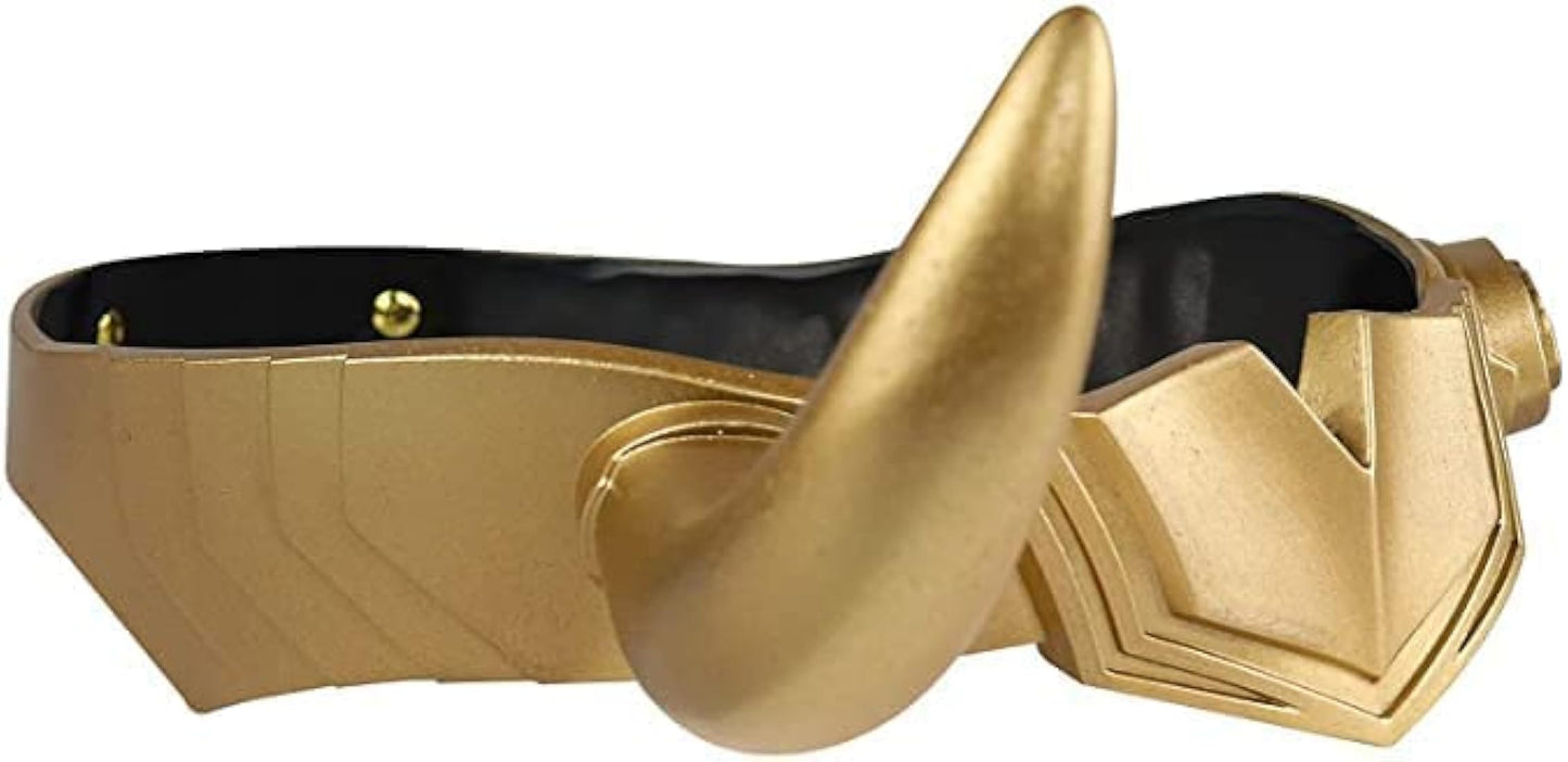 Loki Crown Horns Gold Helmet