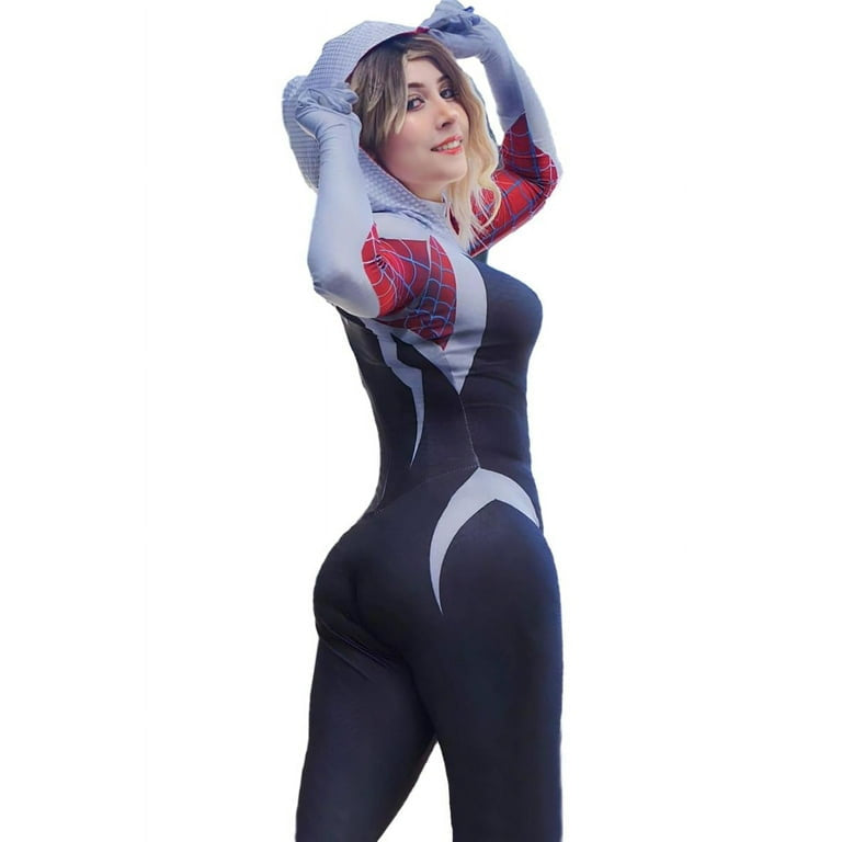 Gwen Cosplay Jumpsuit, 3D Style Costume For Unisex kids