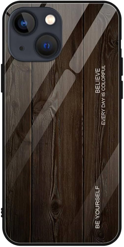 Wood Grain Impact Case for Apple iPhone 13
