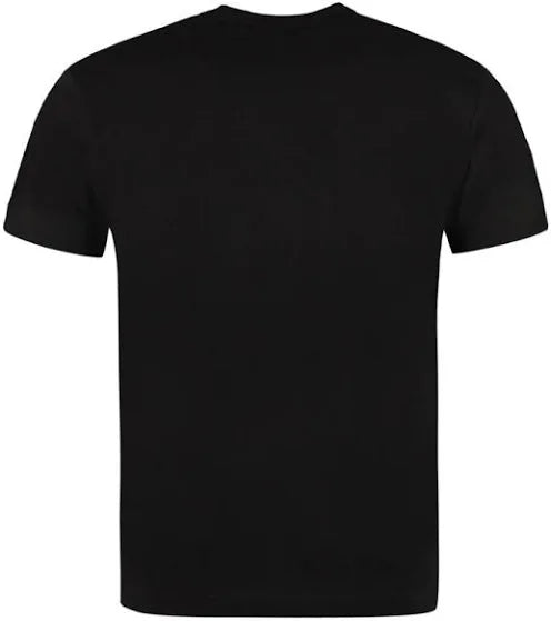 COMME DES GARÇONS PLAY GOLD EMBLEM T-SHIRT BLACK Size: Medium