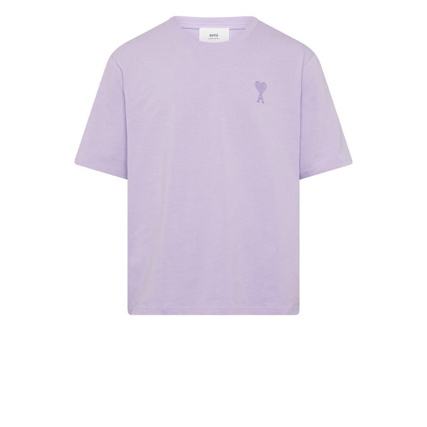AMI ALEXANDRE MATTIUSSI AMI DE CŒUR T-SHIRT DIGITAL VIOLET Size: XL