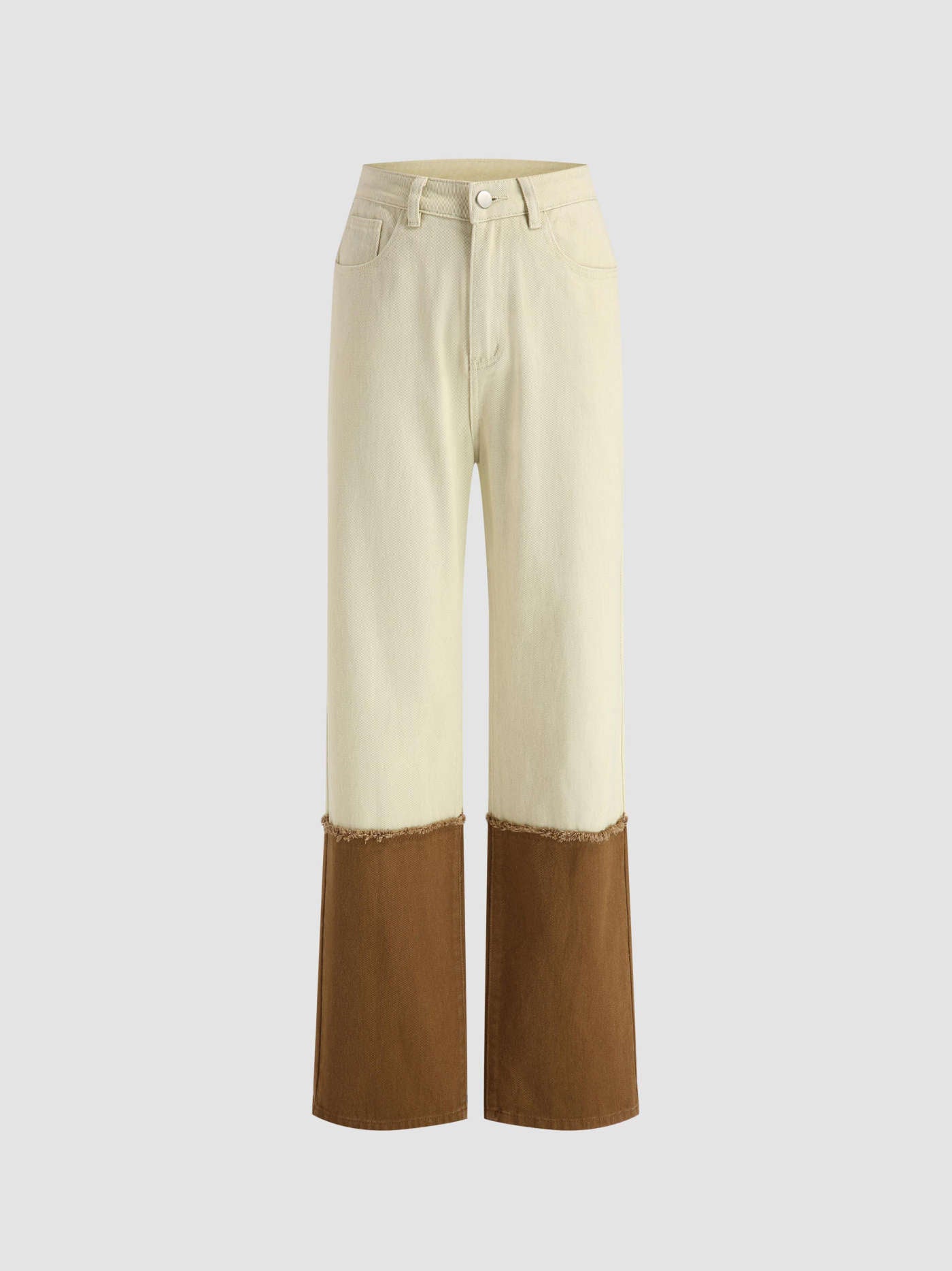 CIDER CHOCOLATE DIPPED TAN JEANS