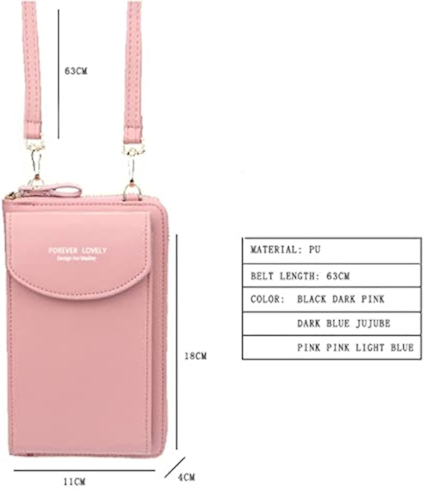 Women Diagonal PU Multifunctional Mobile Phone Clutch Bag Ladies Purse Large Capacity Travel Card Holder Passport Cover Wallet for Women Wallet Womens Wallets Wallets Min