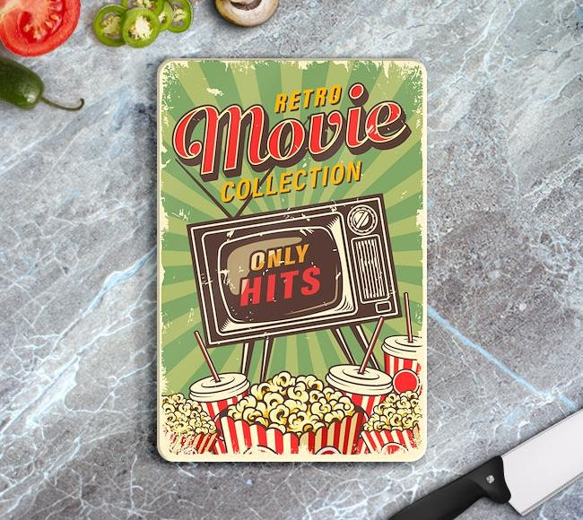 Retro Movie Collection Cinema Poster Metal Sign Size 12”x8”