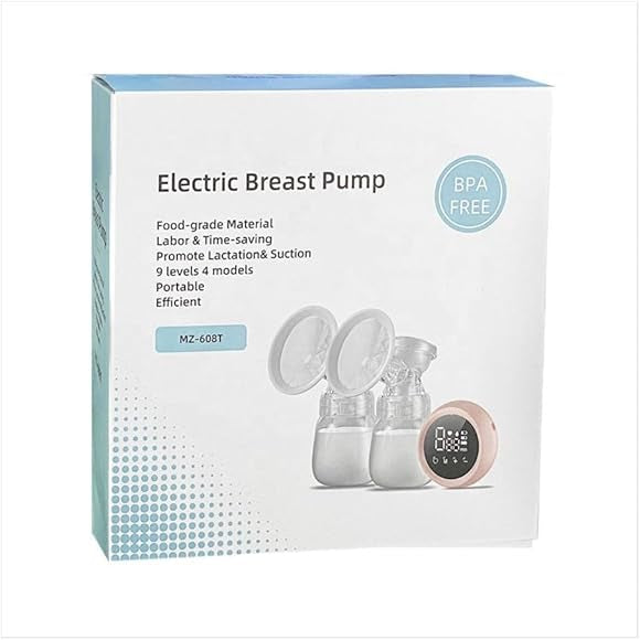 Painless electronic portable double electric baby breastfeeding milk breast pump
