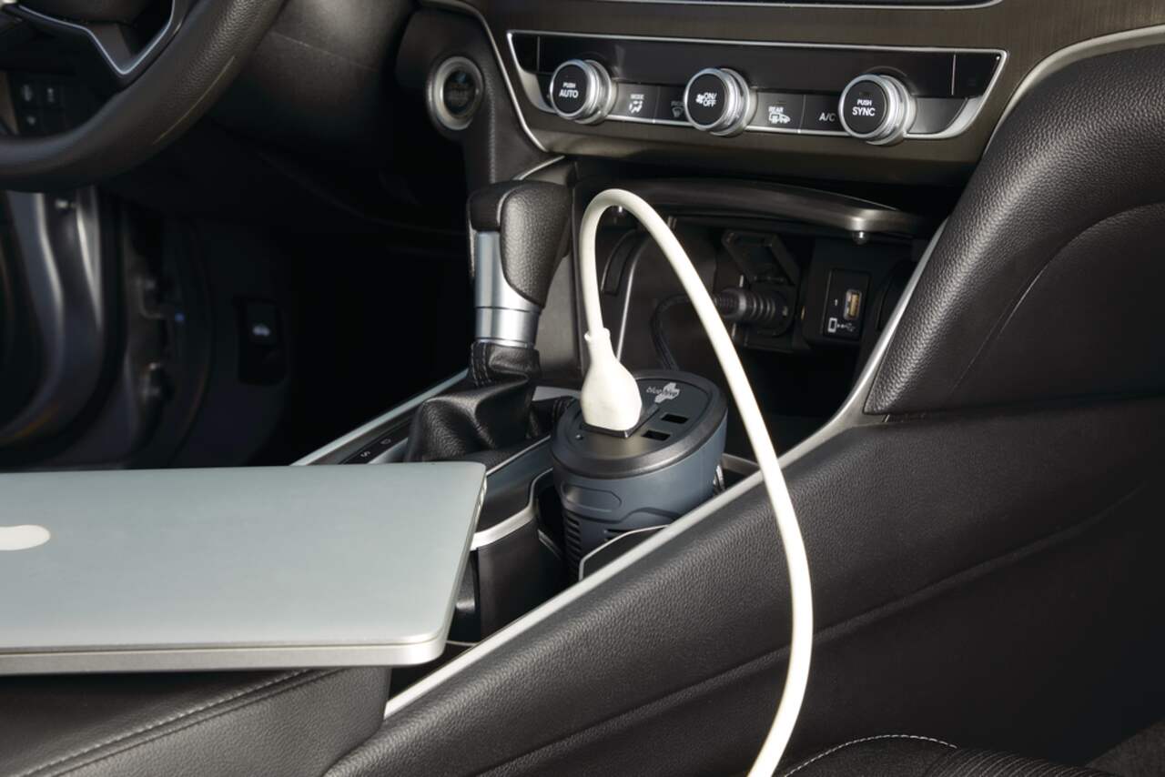 Bluehive 120W Cup Holder Power Inverter